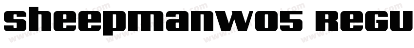 SheepmanW05 Regular Regular字体转换